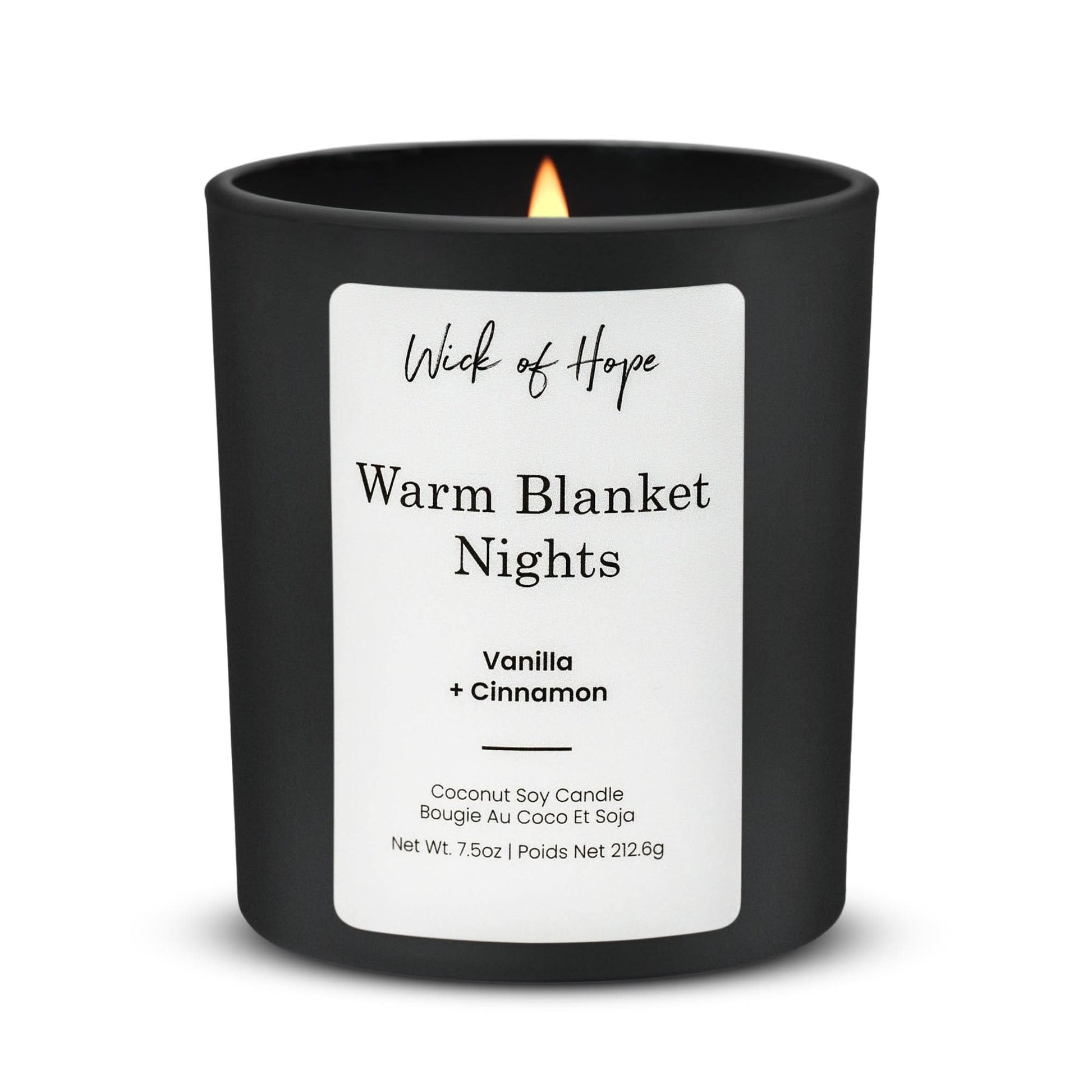 Warm Blanket Nights Candle | Cinnamon + Vanilla - Wick of Hope