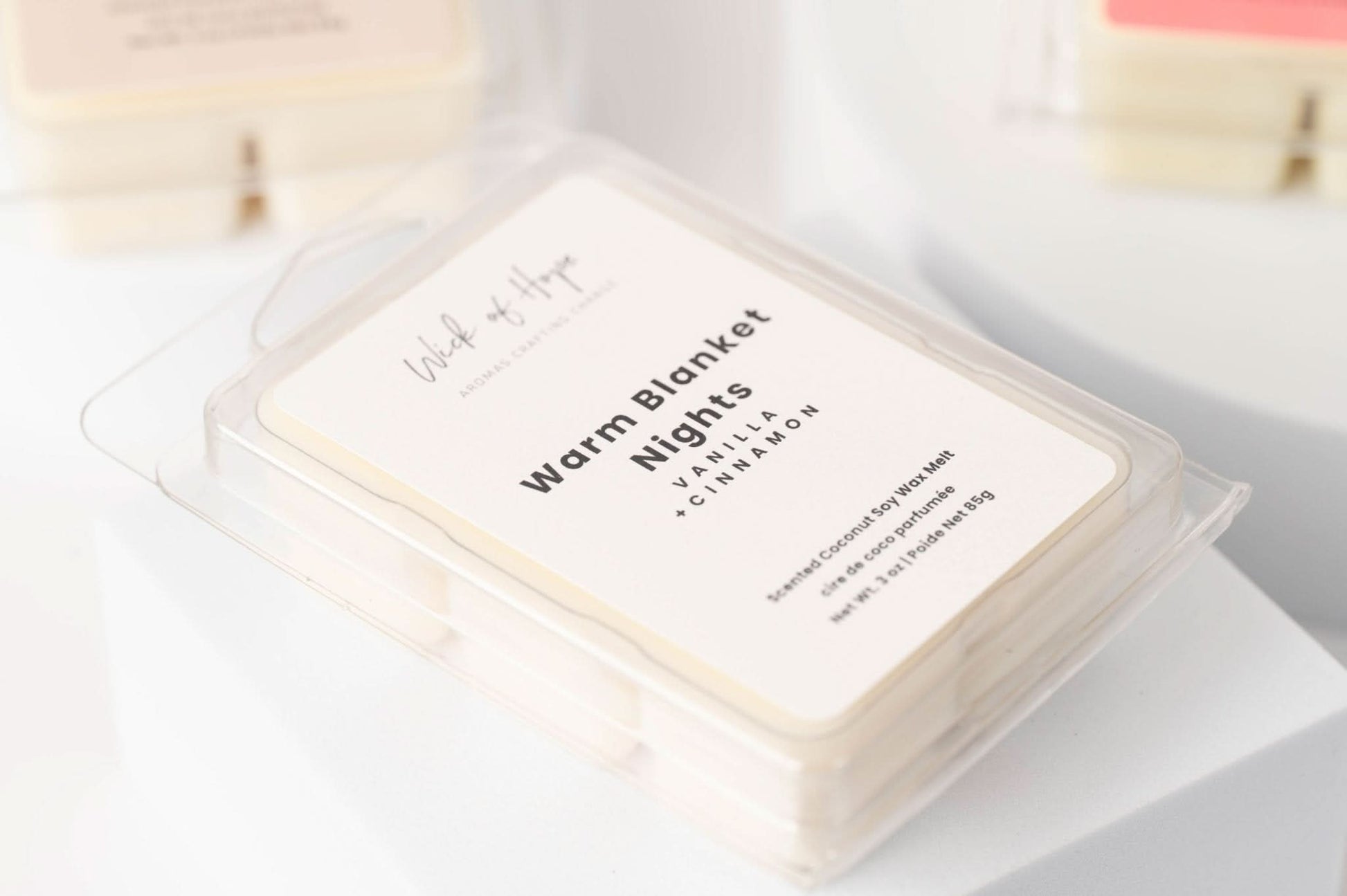 Warm Blanket Nights Wax Melt | Cinnamon + Vanilla - Wick of Hope