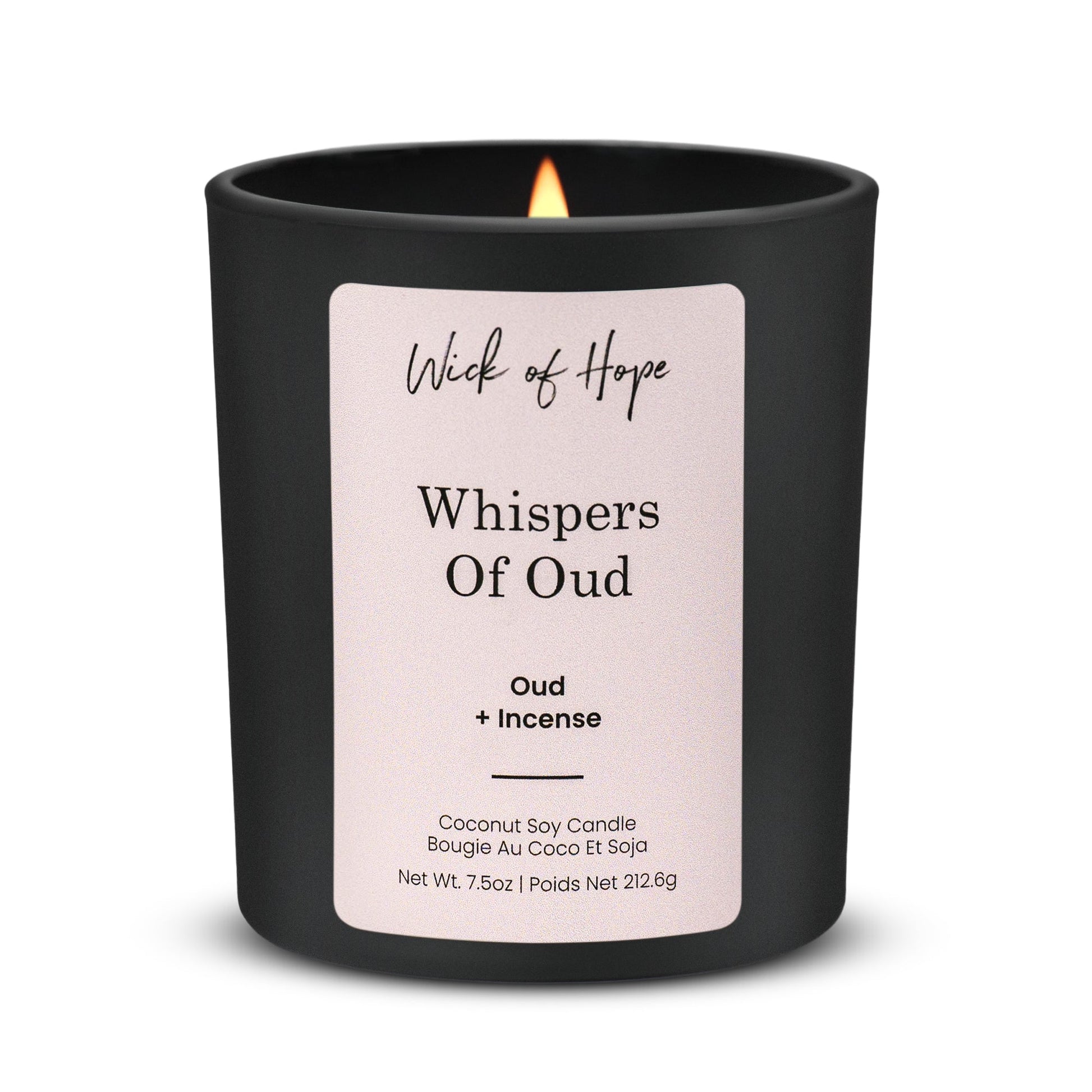 Whispers of Oud Candle | Oud + Incense - Wick of Hope