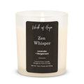 Zen Whisper Candle | Lavender + Bergamot - Wick of Hope